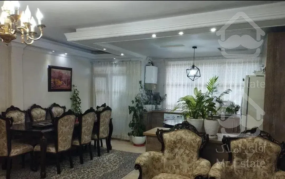 ۸۰متر/فول نوسازی شده/سالن پرده خور قدی