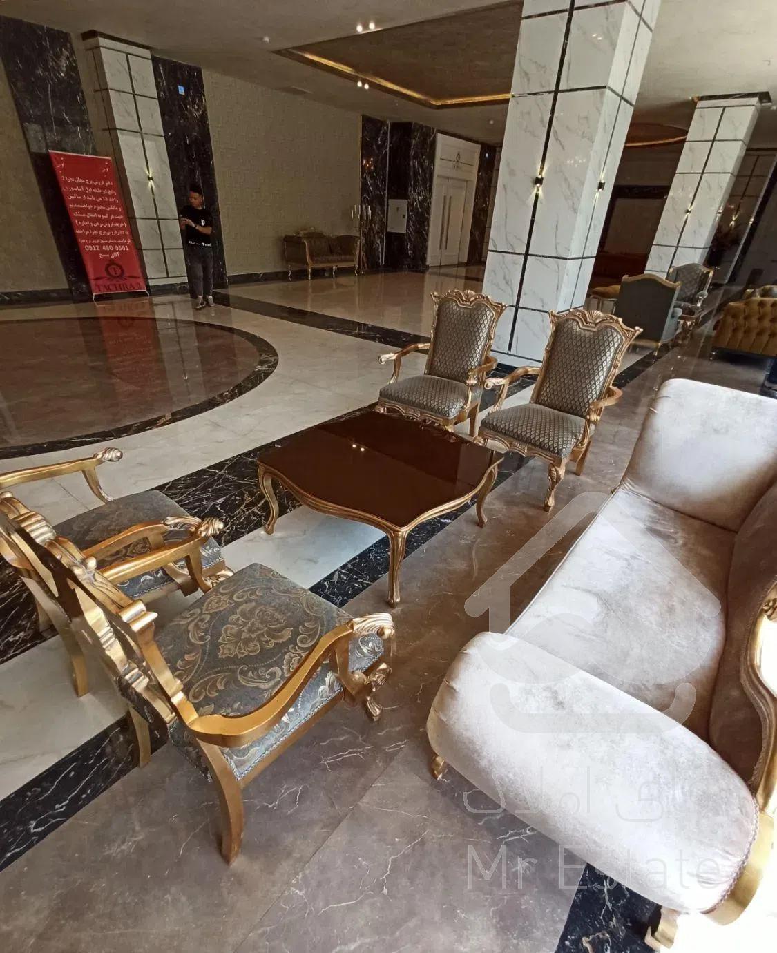 ۷۶ متر / سالن پرده خور قدی روبه خورشید/ کلیدنخورده