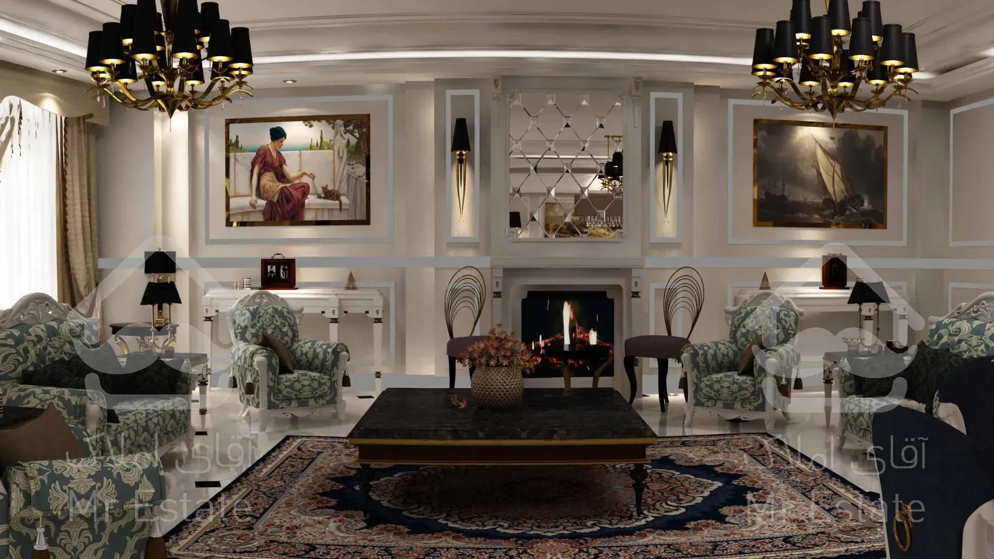 فروش آپارتمان زعفرانیه 430  متر لوکس