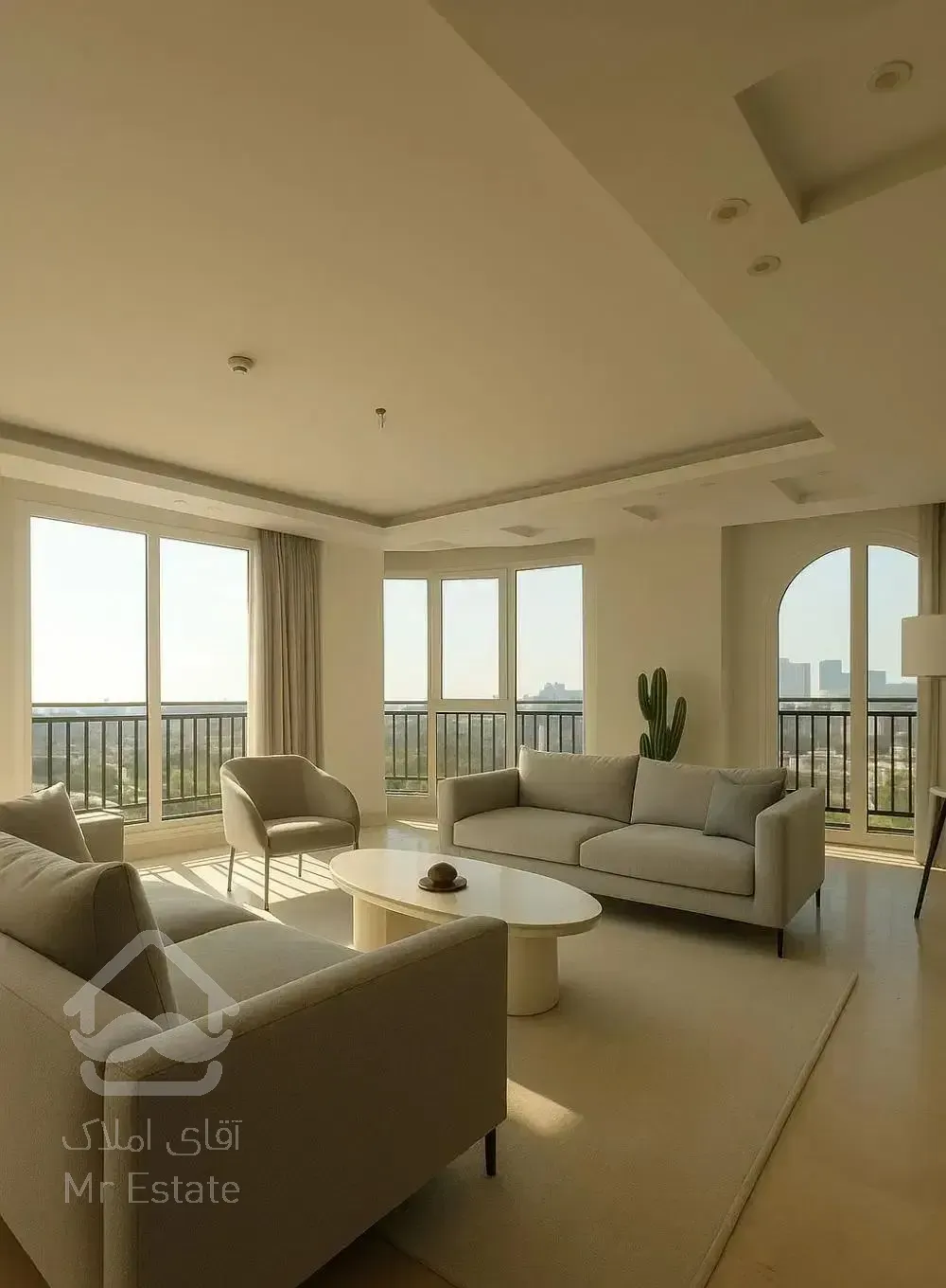 200 متر تکواحدی / سراسر پنجره / ویودار / ۲ پارکینگ