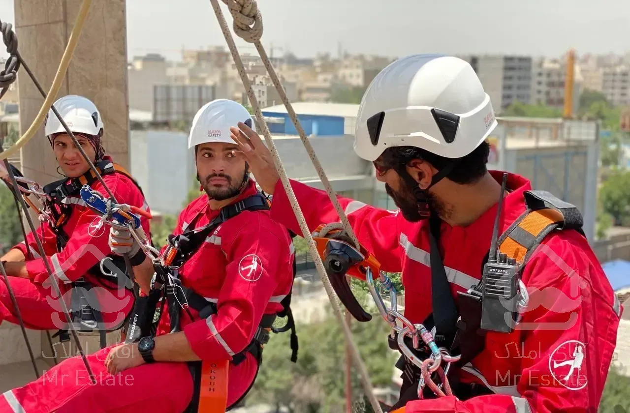 ارتفاع کار/راپل/نما کار/کار در ارتفاع