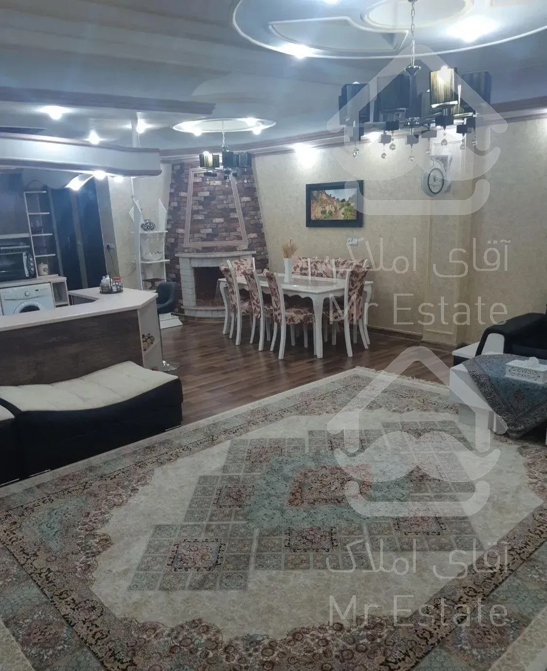 آپارتمان دو خوابه شیک و تمیز