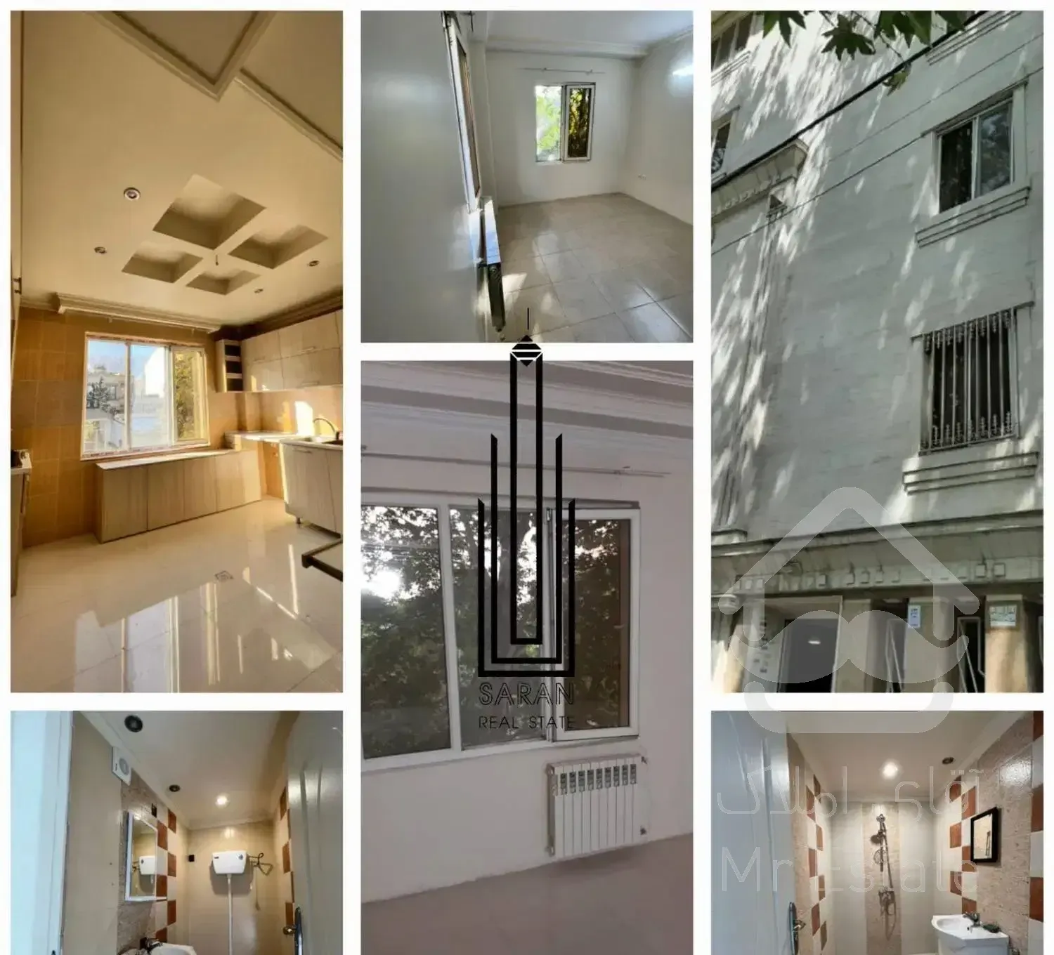 ۱۱۵متر۲خوابه دروس شیدائی تکواحدی نورگیر