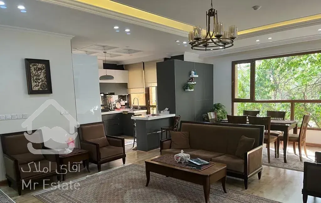 ازگل ١٣۵ متری سه ٣ خوابه تاپ لوکیشن ویو ابدی