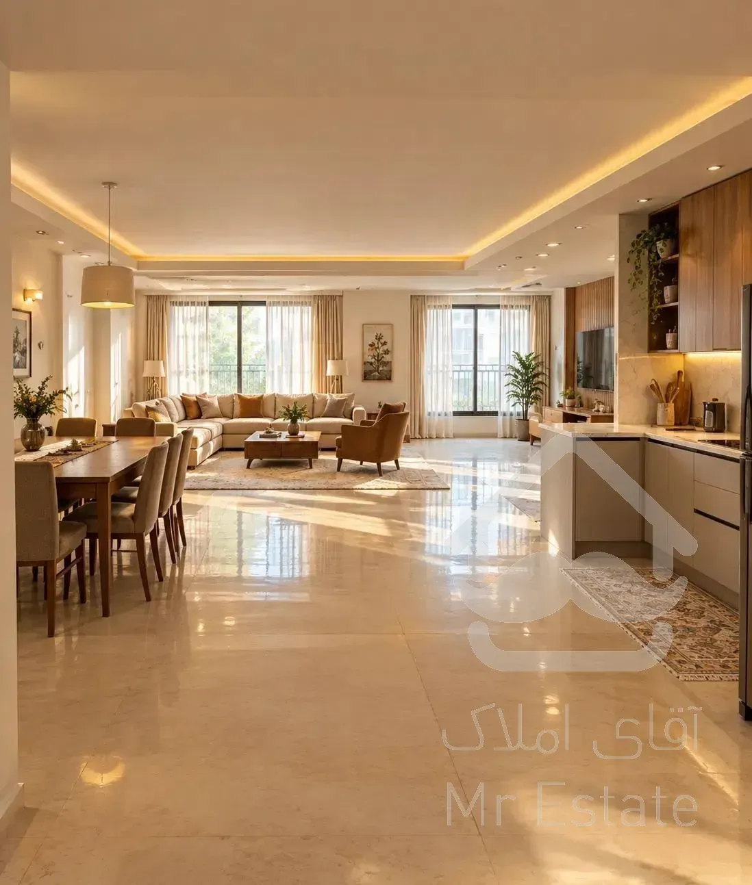 فروش آپارتمان ۲۵۰ متر زعفرانیه نوساز بدون مشابه
