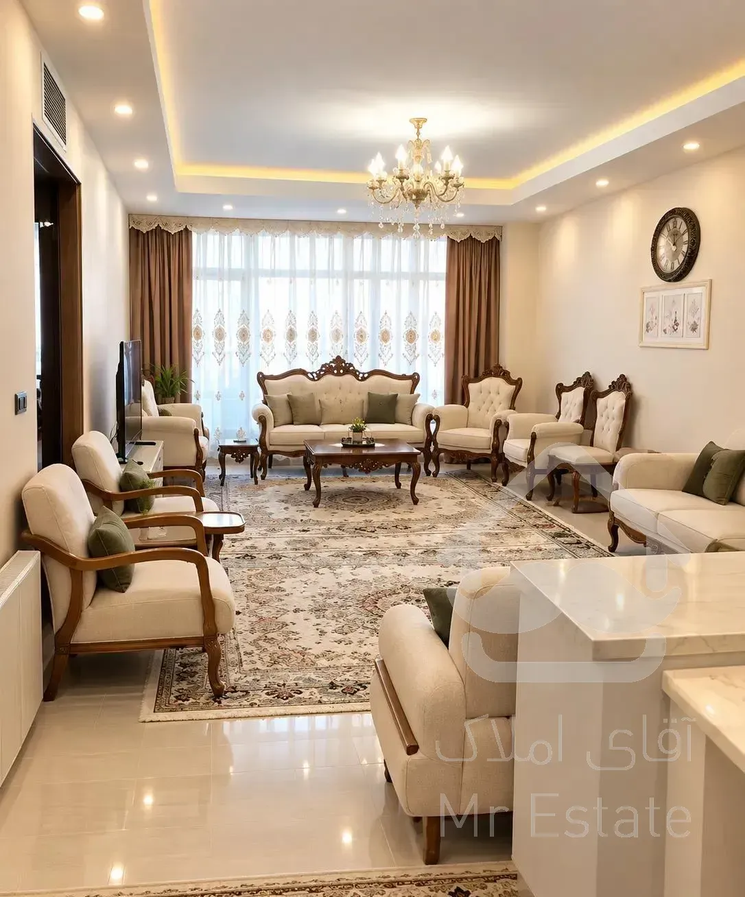 ۱۲۰متر طبقه دوم روبه نما پاسداران