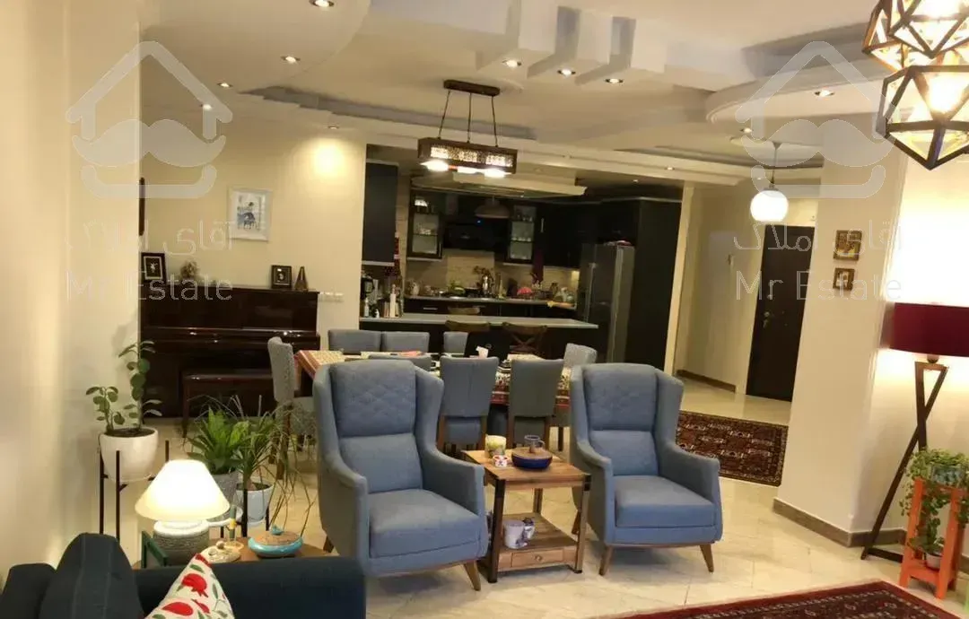 ظفر فرعی دنج / 130 متر دو خواب/قابل تبدیل