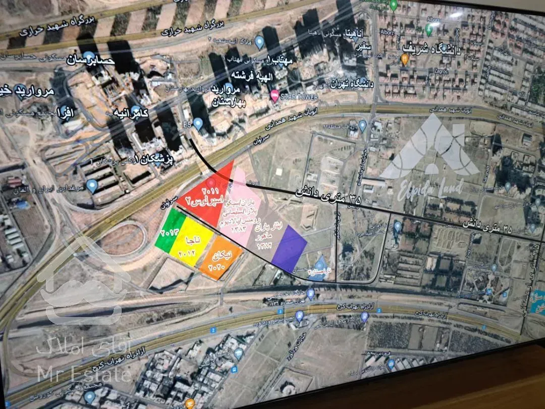 فروش واحدهای 130 متری برج دو قلو دانش منطقه 22