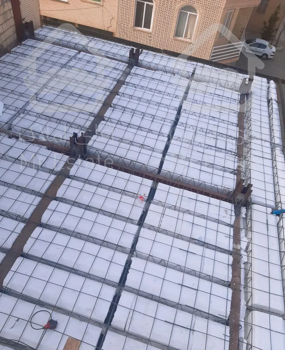 اجرای سقف تیرچه با قالب جایگزین یونولیت