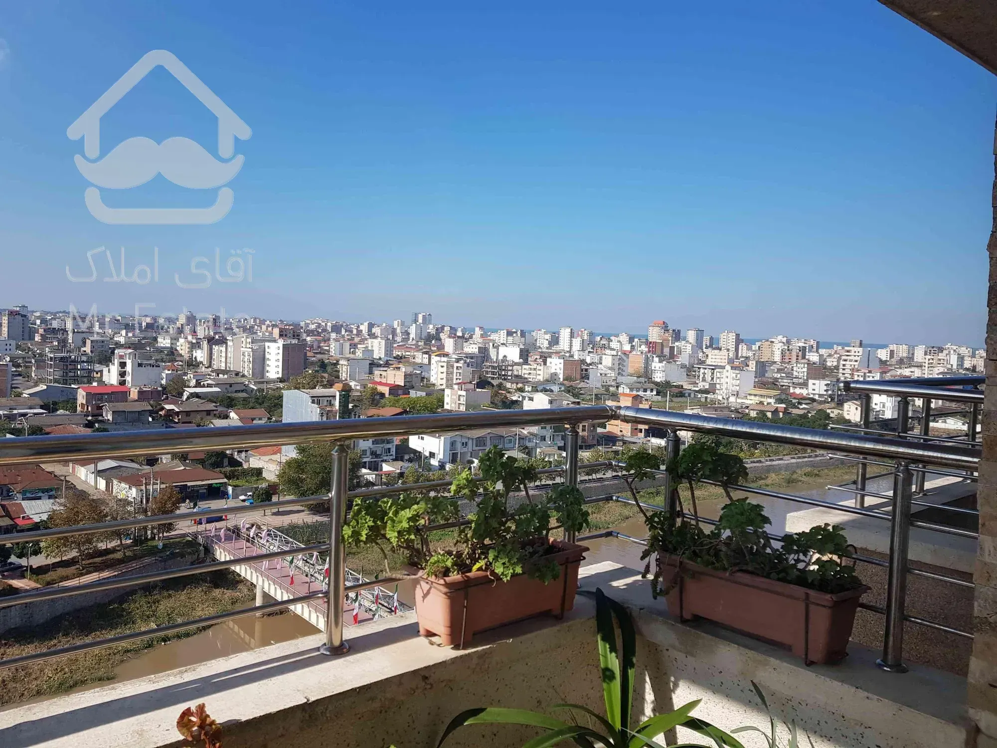 فروش آپارتمان ط۱۱ دید به دریا و رودخانه ابدی