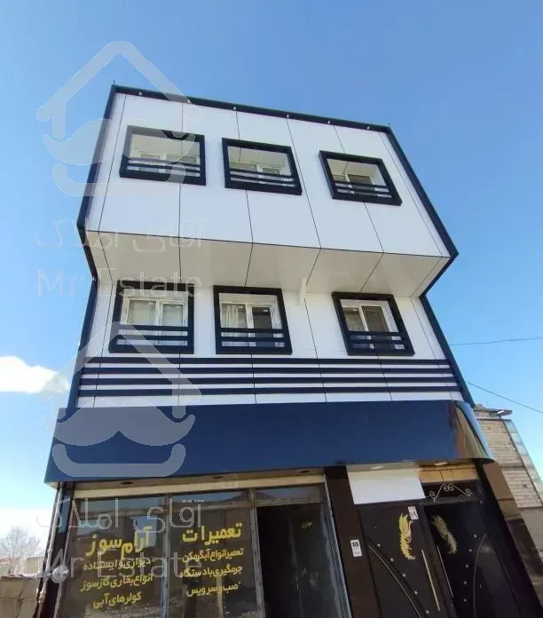 نمای کامپوزیت چلنییوم و چوب ترمو