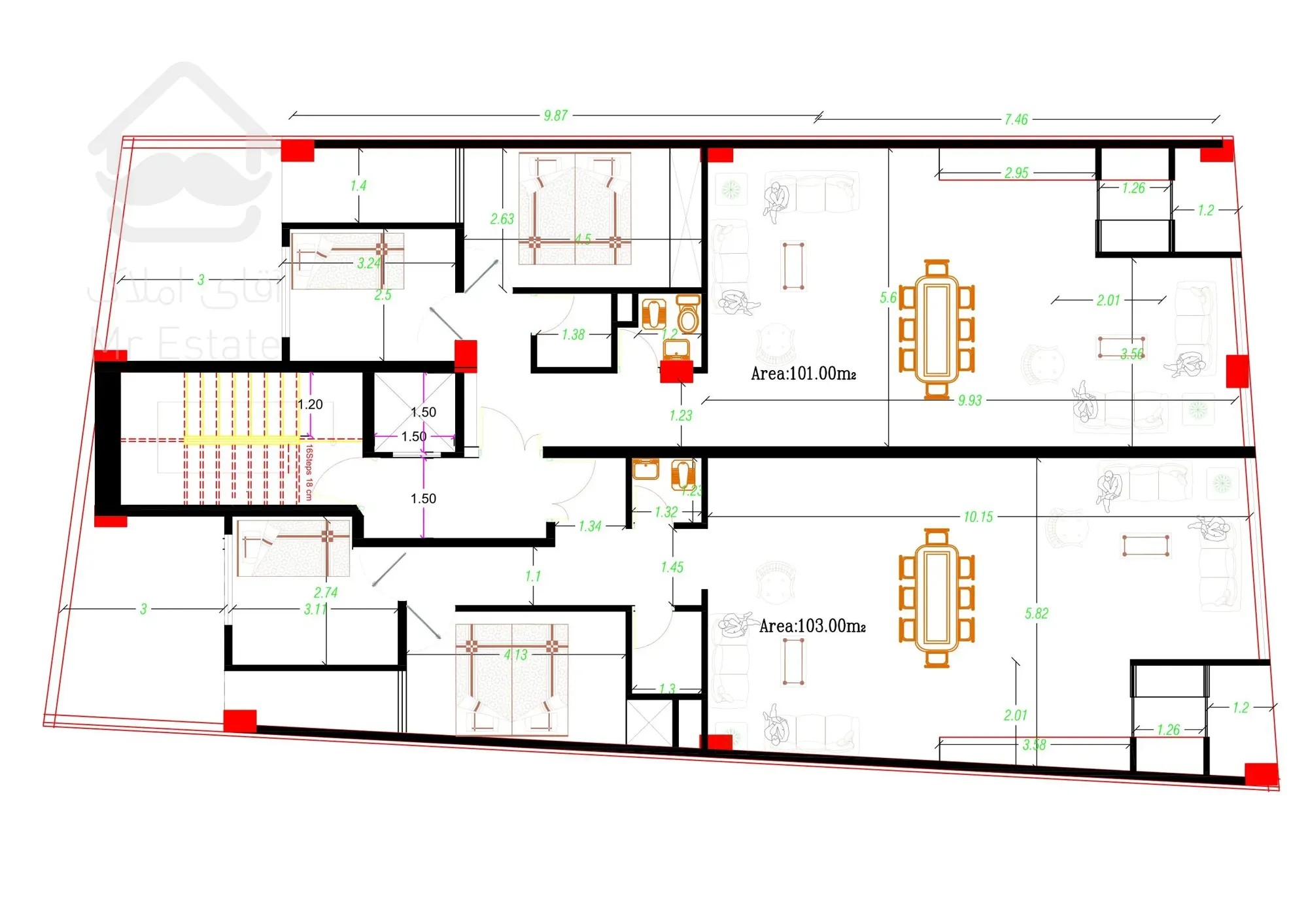 فروش اپارتمان ۱۱۰متری