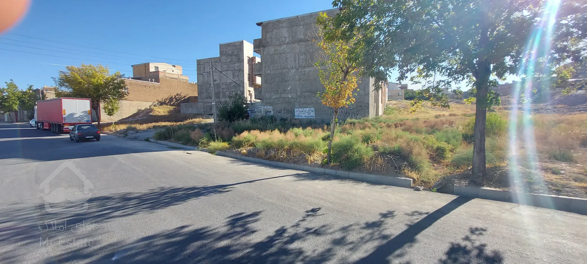 180 متر زمین۳نبش۶دانگ سندبرشهرک ایثار