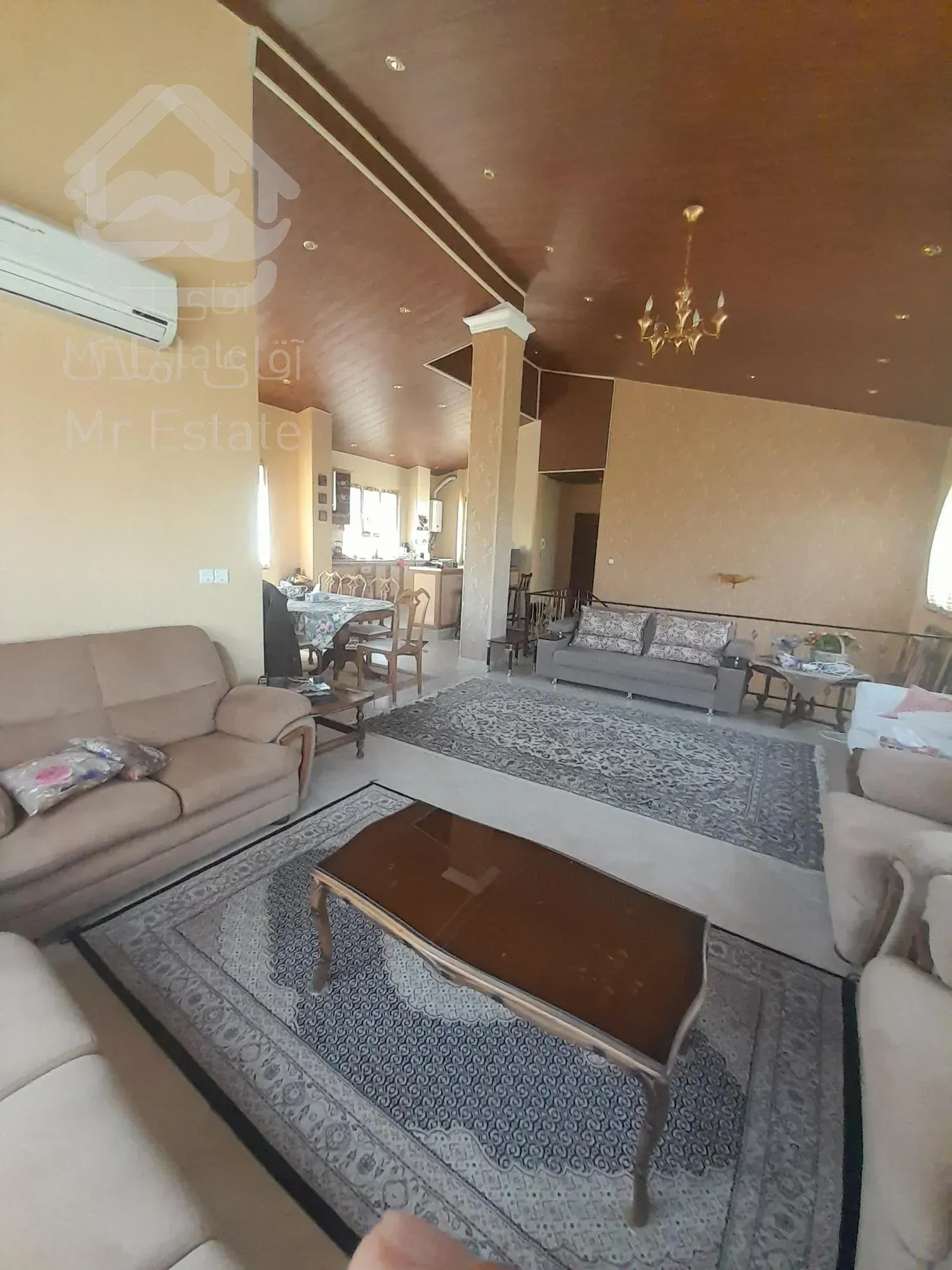 ویلا لاکچری شهمیرزاد با توپوگرافی خاص و منظر رویایی،فول فرنیش