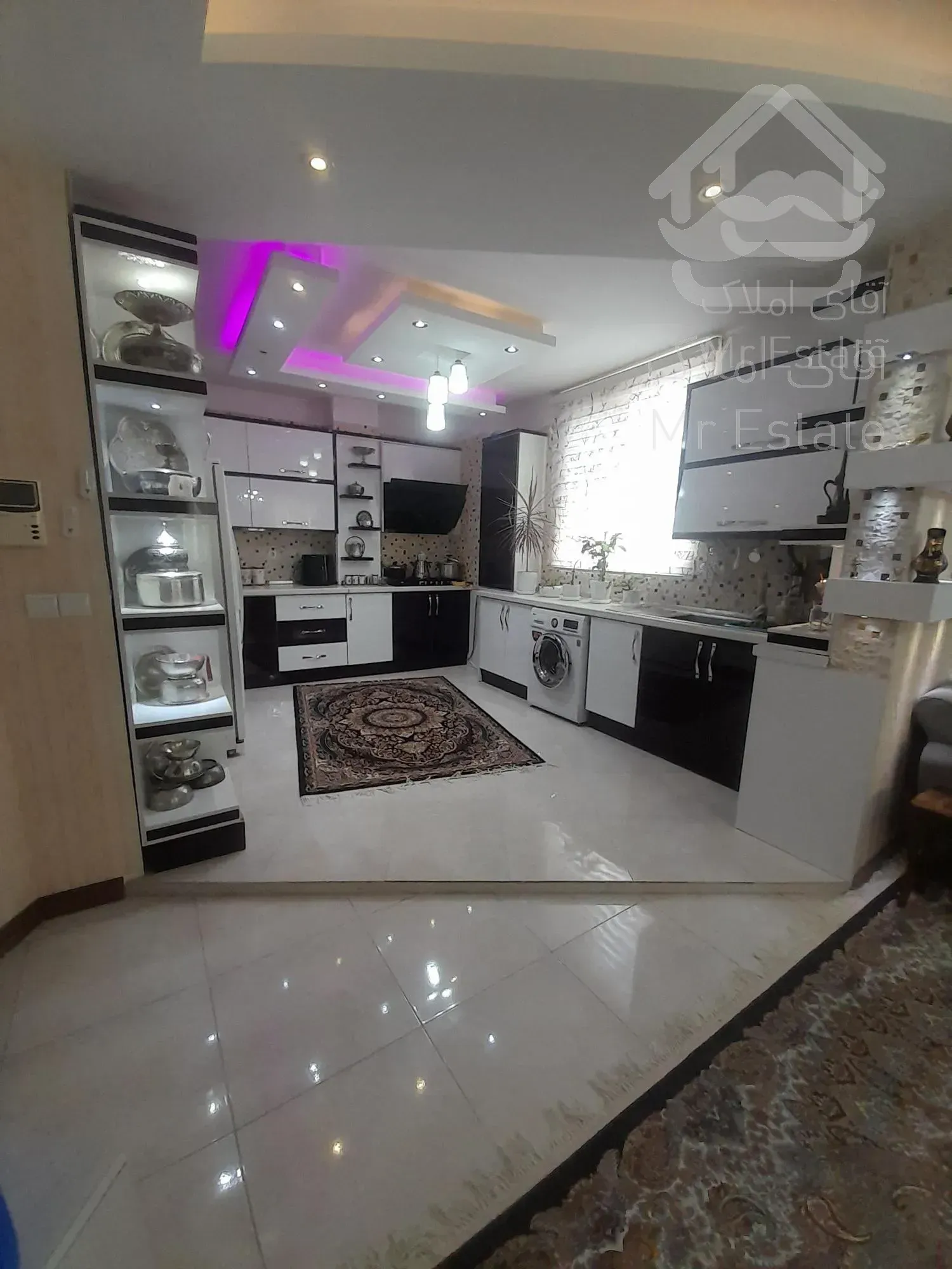 آپارتمان اوقاف ۱۰۰مترطراحی مدرن،سازنده برند