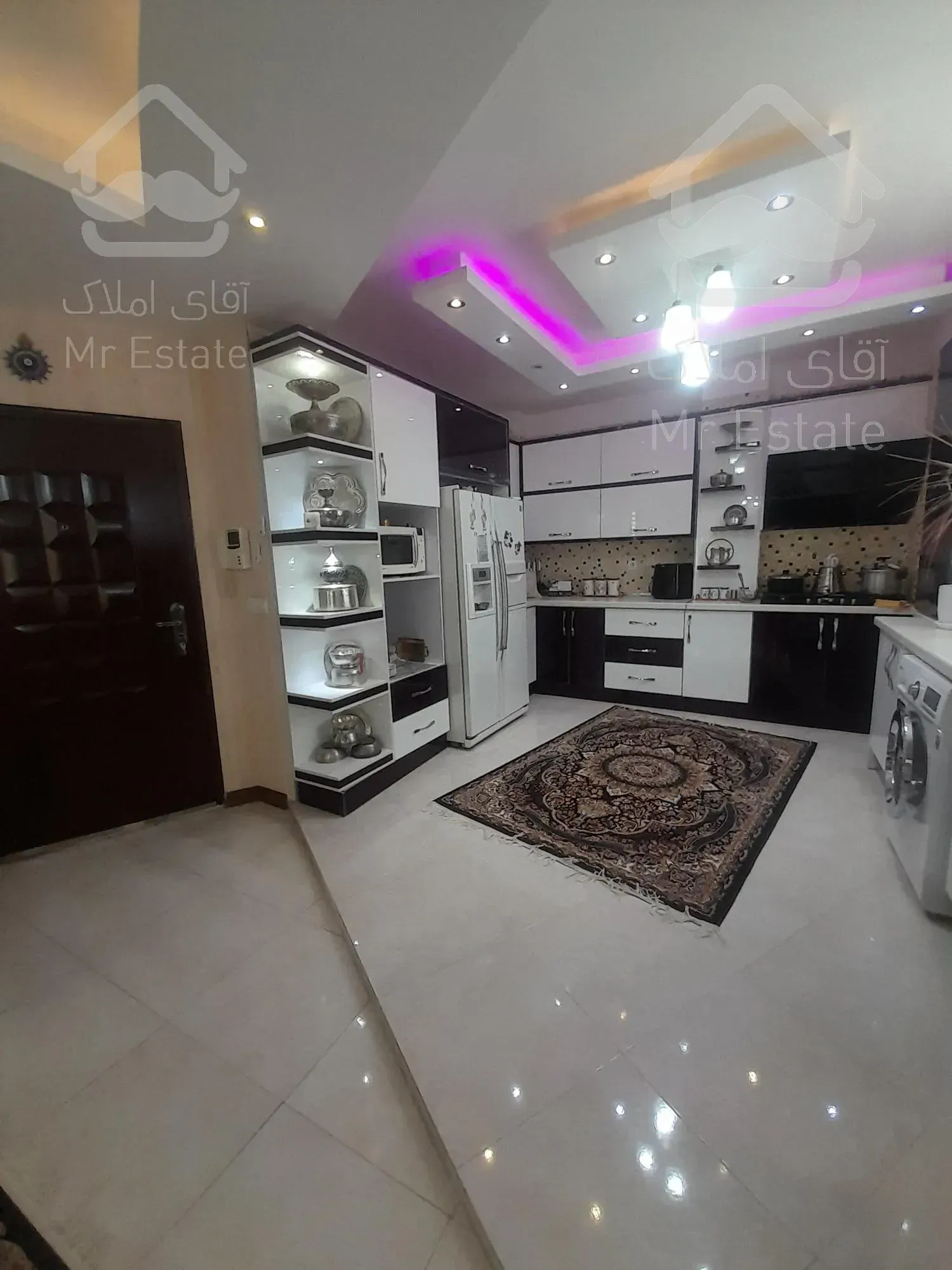 آپارتمان اوقاف ۱۰۰مترطراحی مدرن،سازنده برند