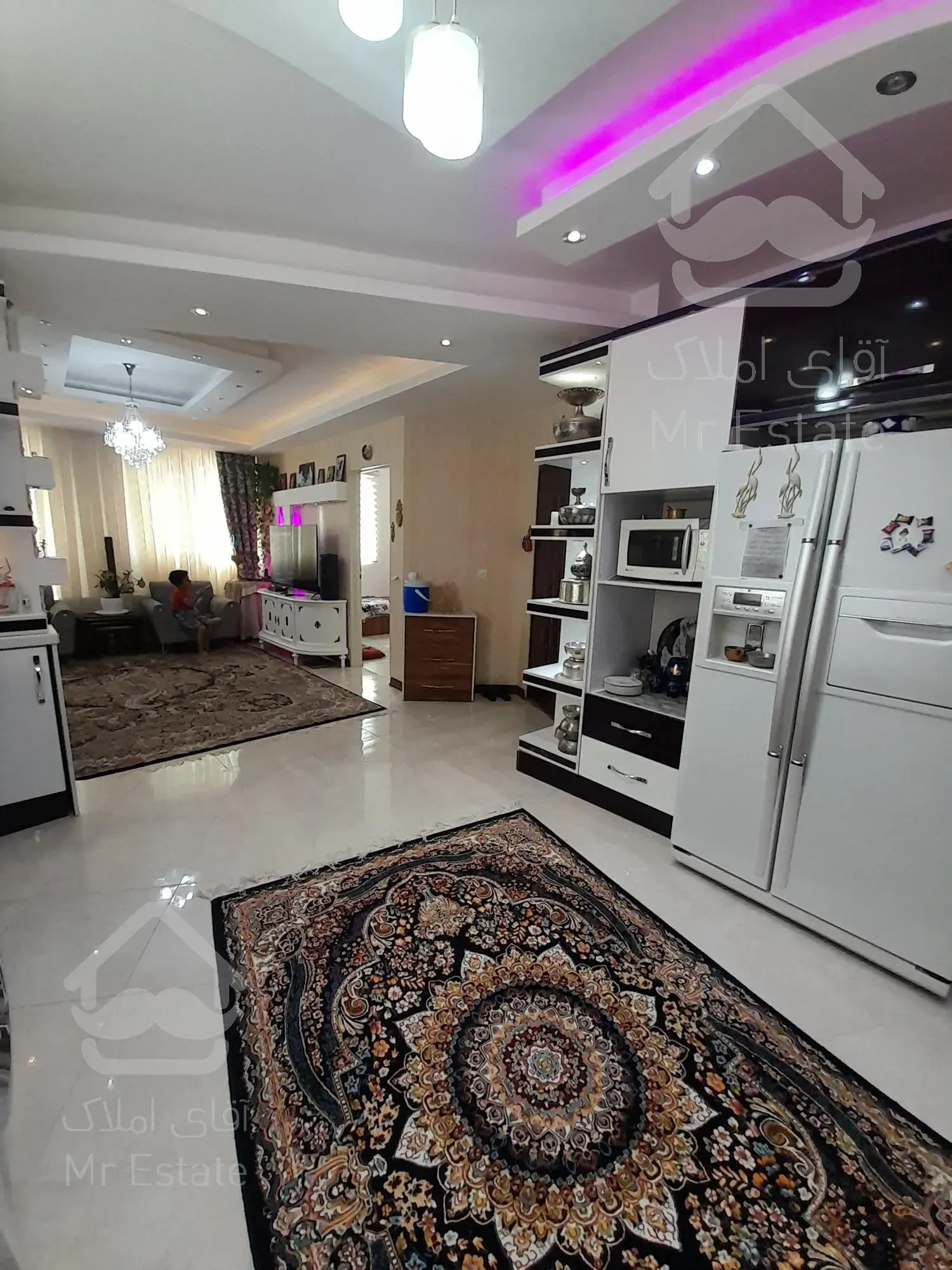 آپارتمان اوقاف ۱۰۰مترطراحی مدرن،سازنده برند