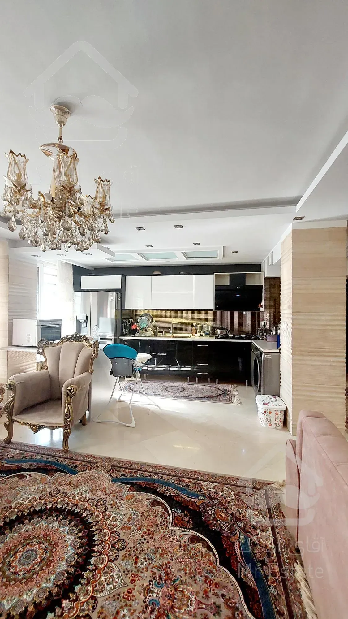 آپارتمان ۱۰۷متر دو خواب،شهرک راه‌اهن،فول امکانات