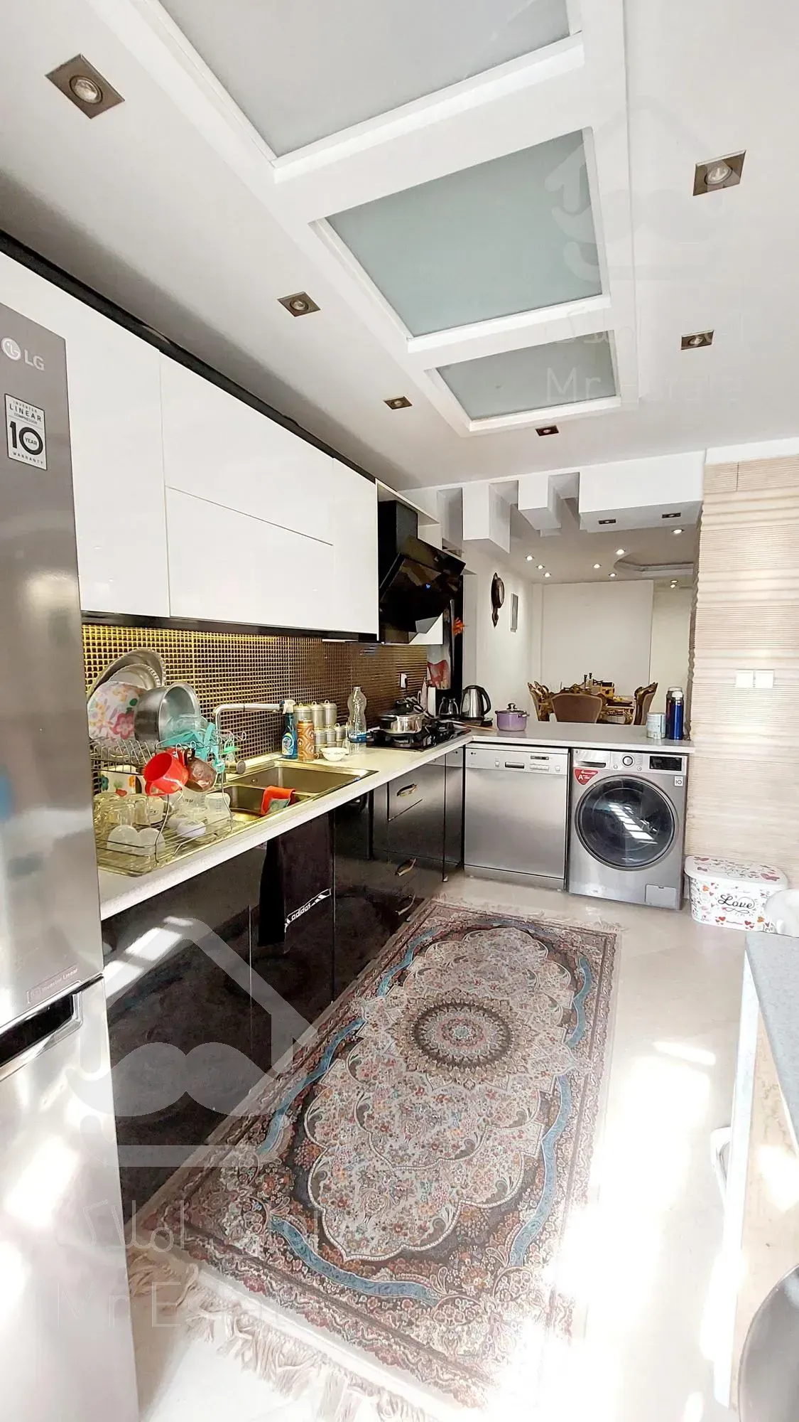 آپارتمان ۱۰۷متر دو خواب،شهرک راه‌اهن،فول امکانات