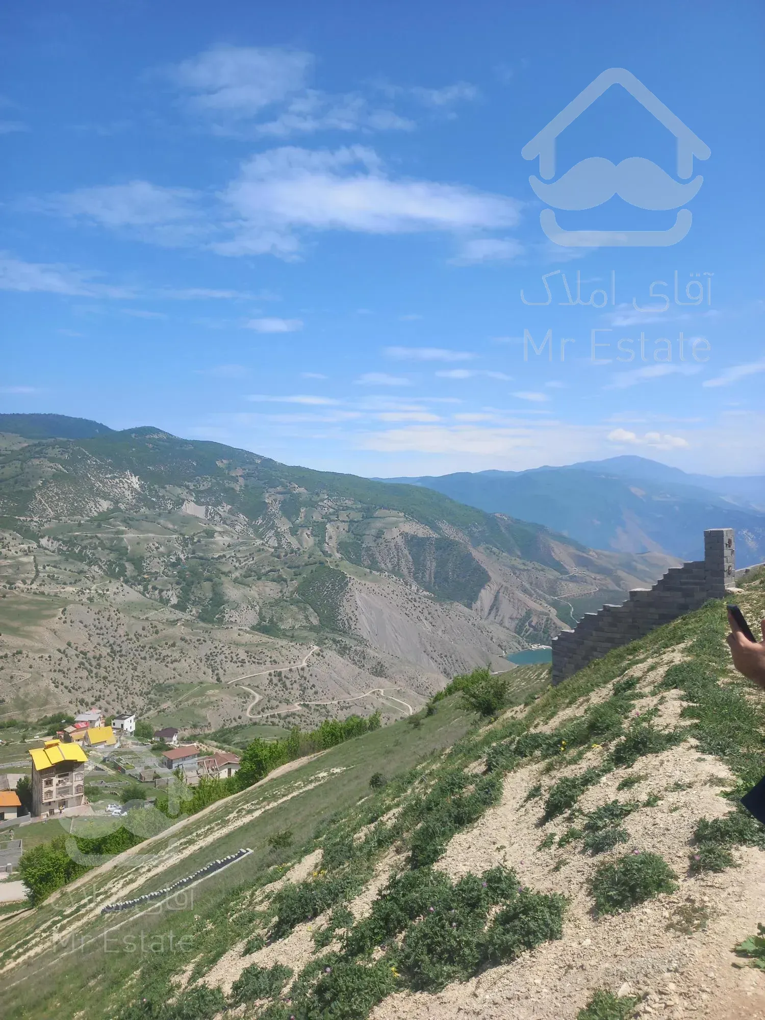 زمین ۳۰۰ متری ویو دریاچه ولشت