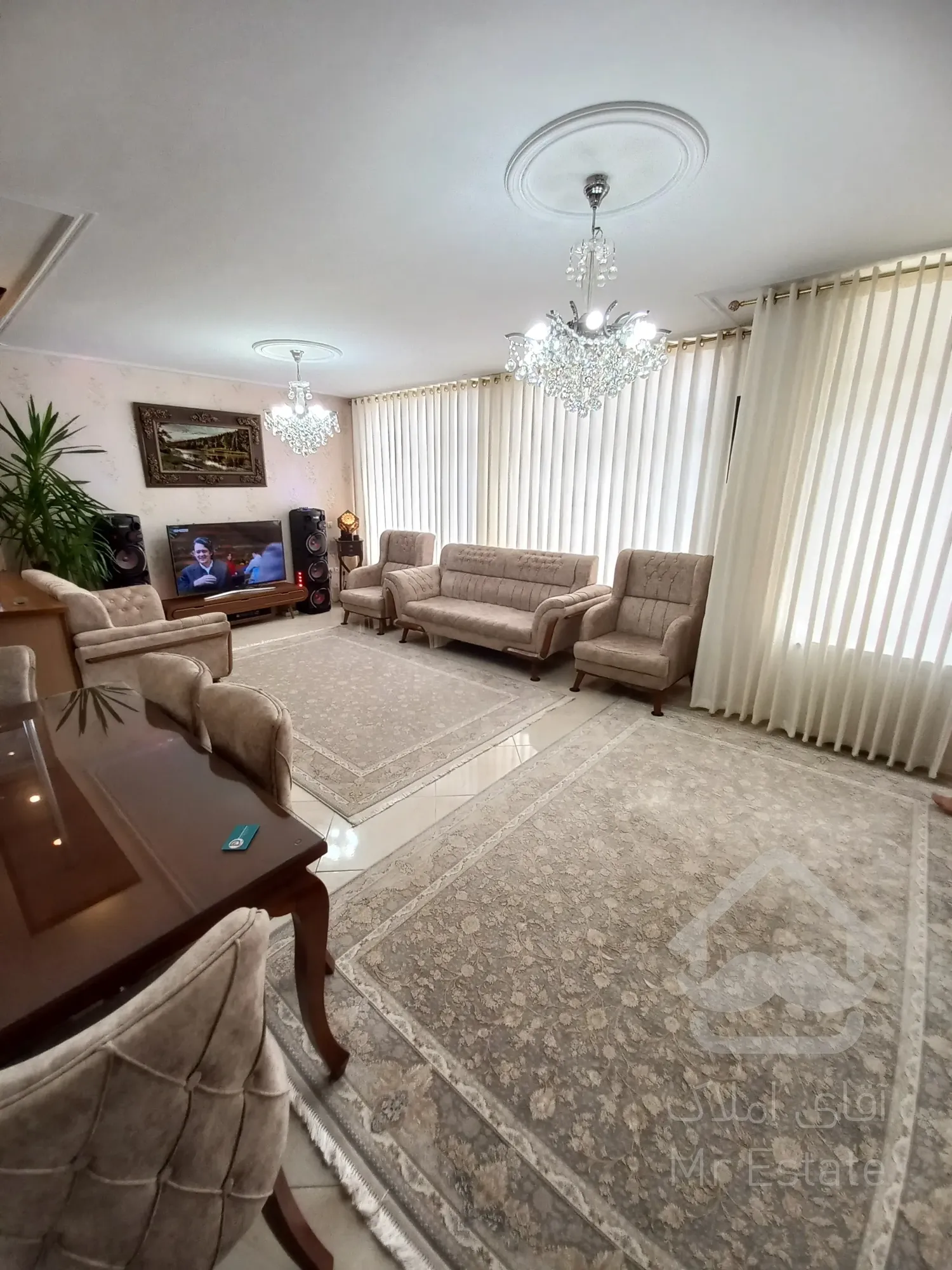 ۸۰ متر ۲ خواب فول امکانات سالن پرده بازسازی شده