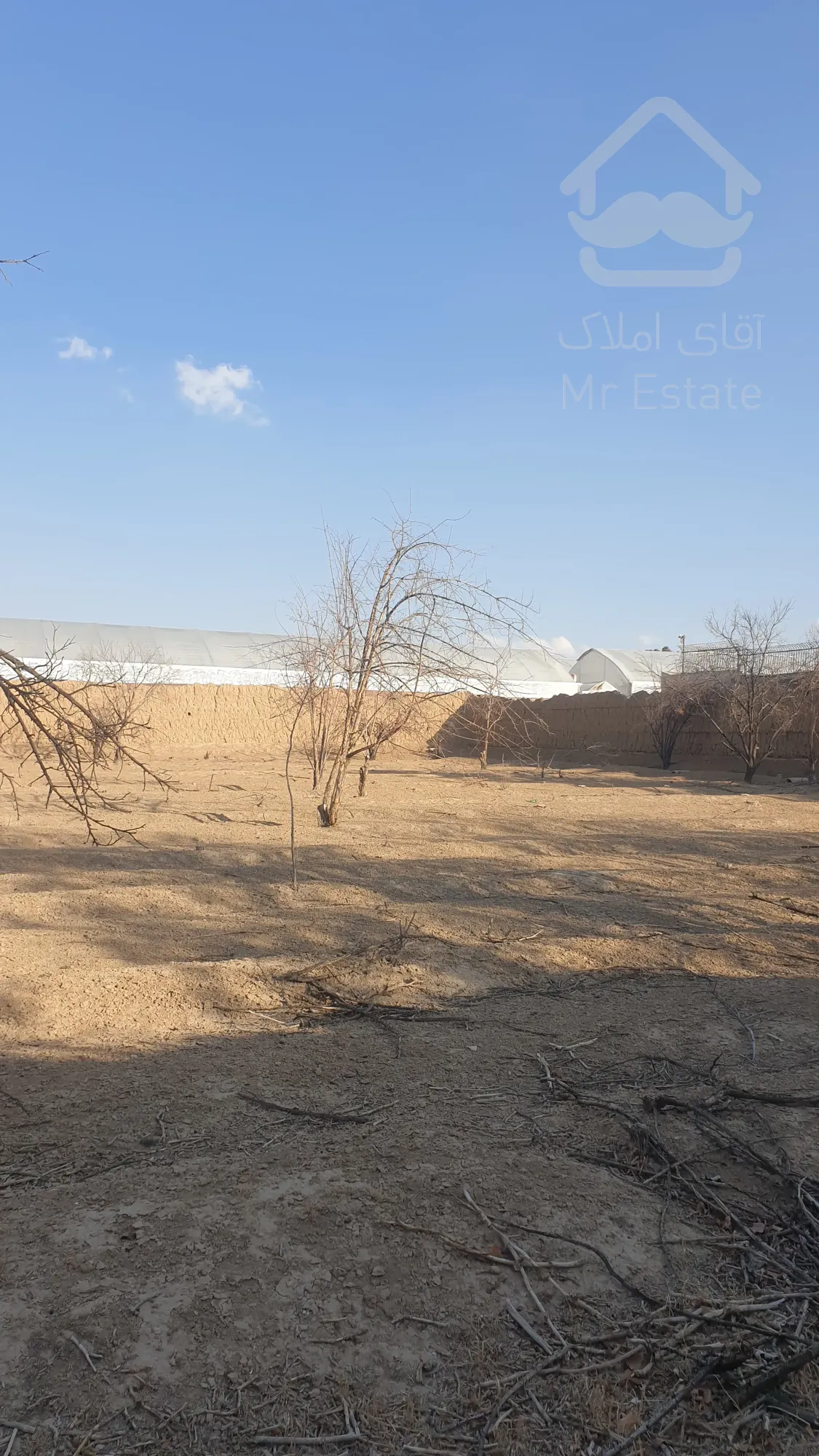 زمین باغی مناسب ساخت ویلا و گلخانه