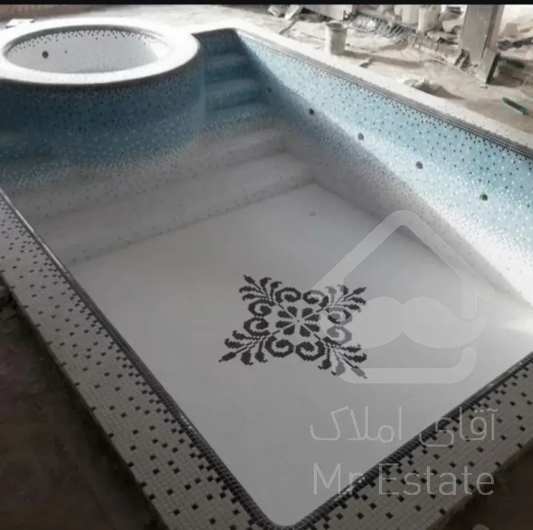 کاشی وسرامیک کاری استخر وجکوزی
