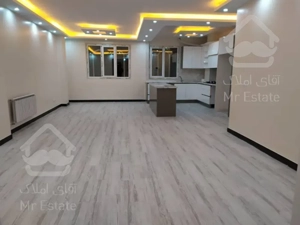 ۸۵متر ۲خوابه خوش نقشه سالن پرده خور بلوار تعاون