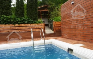 کلبه جنگلی استخردار ویو  جنگل و کوه