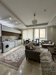 77متر۲خواب تراورتن سالن پرده خور