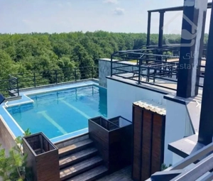 آپارتمان شهرکی/مبله/روف گاردن با استخر/تراس دار