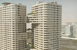 105 متری برج مرجان  برج دوقلوی ایران