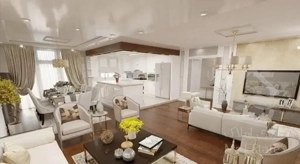 اجاره آپارتمان ۱۳۵ متری ۳ خواب فول امکانات