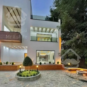 ویلا جنگلی تریبلکس نما مدرن استخر دار روف گاردن