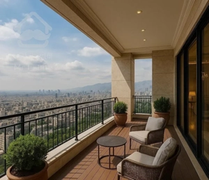 ۳۱۰ متری ۴ خوابه در ونک شیخ بهایی شمالی ویو ابدی