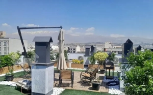 ۹۳ متر مدائن گلبرگ نوساز فول امکانات با روف گاردن