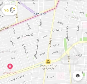 اجاره آپارتمان 135 متر مسکونی حیاط دار میدان ولیعصر