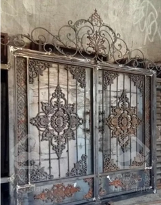 ساخت انواع درب و پنجره آهنی حفاظ شاخ گوزنی
