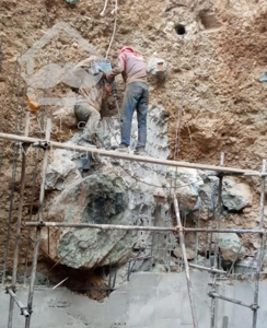 تخرب تخصصی انواع سنگ بتن و ...