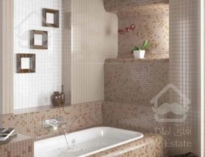 کاشیکاری استخر سونا جکوزی در شرق تهران