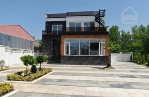 ویلای دوبلکس بانمای مدرن وویو سرسبز باسندتک برگ