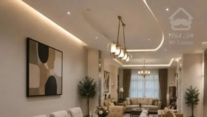 گوهردشت ۱۳۸ متر  ۳خواب پلان تفکیکی نمای ترکیبی