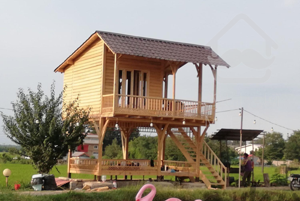 ساخت کلبه چوبی خانه چوبی آلاچیق و دکوراسیون چوبی