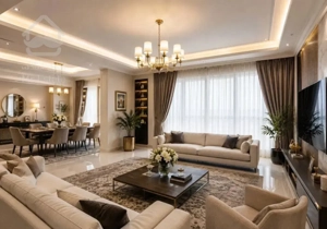 آپارتمان۱۰۰متری/۲خواب/خوش نقشه/بازسازی شده/باغ فیض