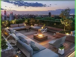 100 متر عقیلی / رو به نور - روف garden