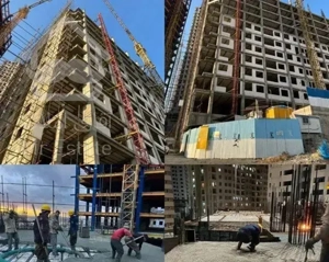 ۱۰۵متر،امکانات لوکس،اسکلت،پروژه قیمت رقابتی وکاسبی