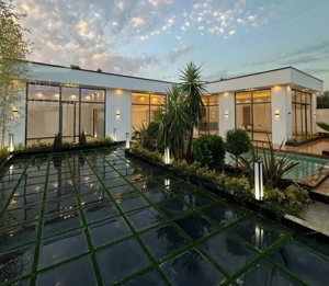 ویلامدرن۴۲۰متر/استخر/کلیدنخورده/شهرکی/تهاترباخودرو