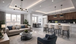 120متر/3خواب/فول امکانات/سالن پرده خور/کرمان شمالی