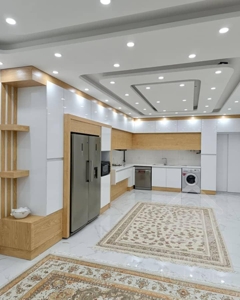 ۹۵ متر فول امکانات سالن پرده خور نوساز