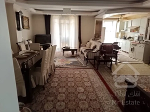 86متر/دو خواب/سالن پرده خور/۴باغ